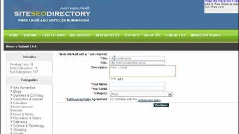 Free directory submission