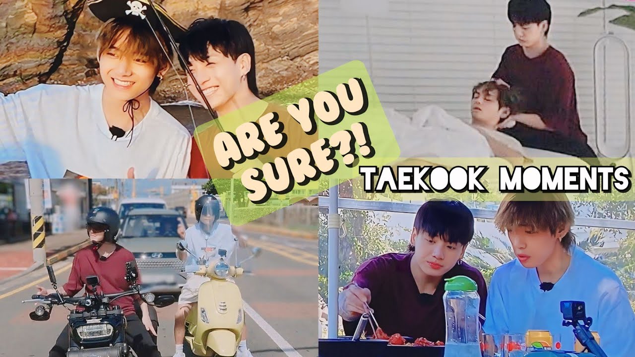 Are You Sure?! Episode 4 Taekook Moments | BTS Jimin, Taehyung And Jungkook Travel Show