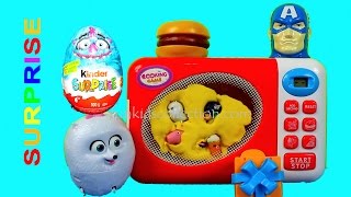 Magic Microwave Play-Doh Toy Surprises Captain America The Secret Life of Pets Shopkins Star Wars screenshot 5