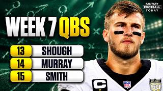 Full Week 7 Fantasy Lineup Breakdown: MUST START & BENCH QBs! | 2026 Fantasy Football Advice News