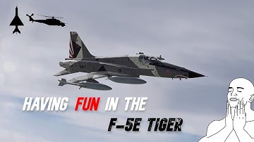 DCS: Having fun in the F-5E Tiger II (short flight)