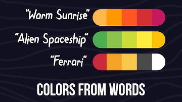 Turn Words into Color Palettes: New AI Tool for Designers