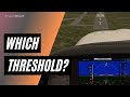 Does an RNAV Advisory Glidepath Clear a Displaced Threshold? (IFR Approach Explained)
