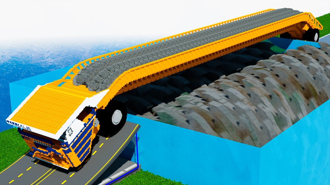 TESTING LONG CARS vs GIANT SHREDDER | Teardown