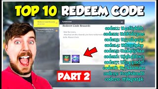 ROS NEW REDEEM CODE TOP 10 2021-2022 | PART 2 | FREE DIAMONDS AND SKINS (TIPS & TRICKS)