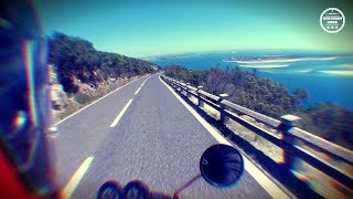 Honda CB500 - Motorcycle Ride - Arrábida Mountain Range, Setúbal & Tróia (Portugal)