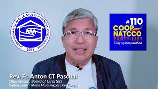 Rev. Fr. Antonio Cecilio T. Pascual on COOP NATCCO PARTY-LIST #110