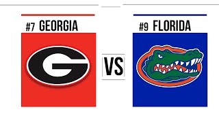 Week 9 2018 #9 Florida vs #7 Georgia Full Game Highlights