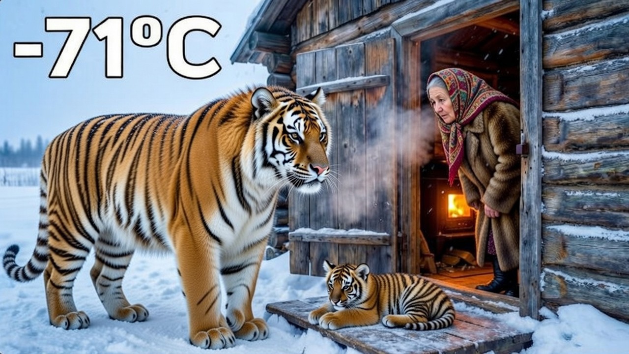 🐯 A Wild Tiger Brought Her Sick Cub to This 70 Year Old Woman's Door in 71°C Siberia