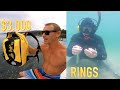 $3,000 Camera Gear Tossed in Lake!! Rings Found Underwater Metal Detecting while Freediving