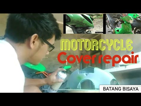 ひびの入ったモーターサイクルフェアリングを修正する方法