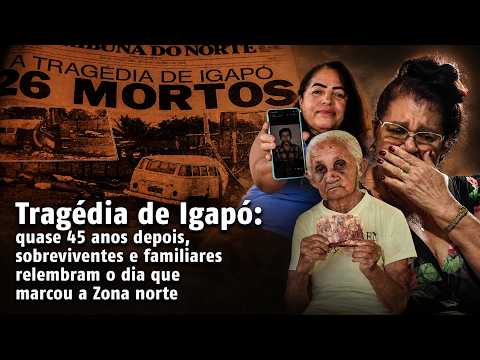 Tragédia de Igapó: quase 45 anos depois, sobreviventes e familiares relembram o dia que marcou a ZN