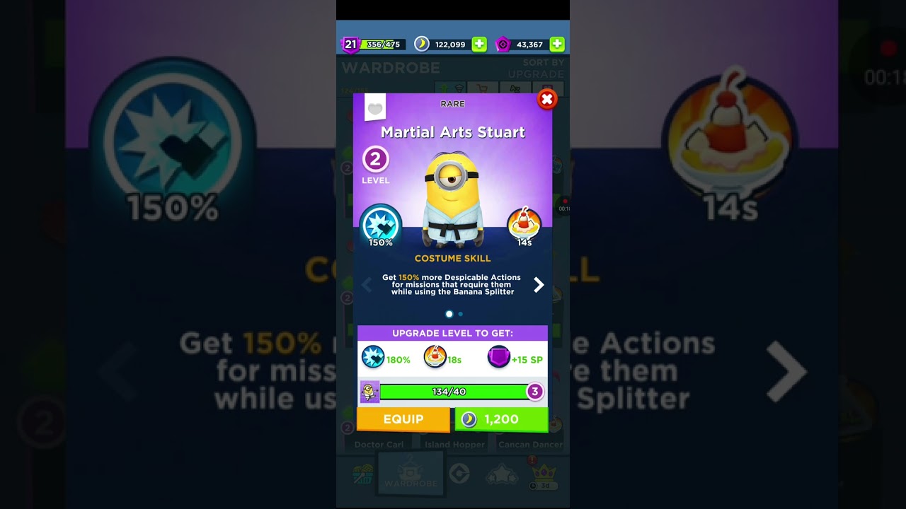 Pls subscribe❗Minion ruch-Martial Arts Stuart minion 😱😱😱😱