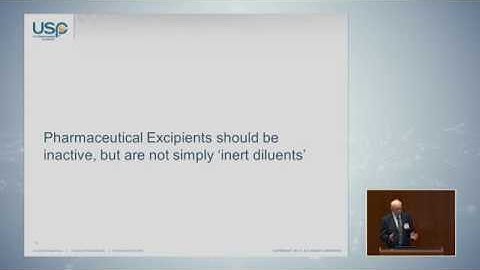 Introduction to Pharmaceutical Excipients