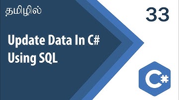 Update Data In C# Using SQL | OOP | C# Tutorial | Tutorial in Tamil | Tamil Programmer