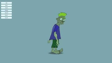 2D Walking Zombies