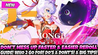 Dont Mess This Up Faster & Easier Reroll Guide Best Ssr To Get Helpful Tips Mongil Star Dive