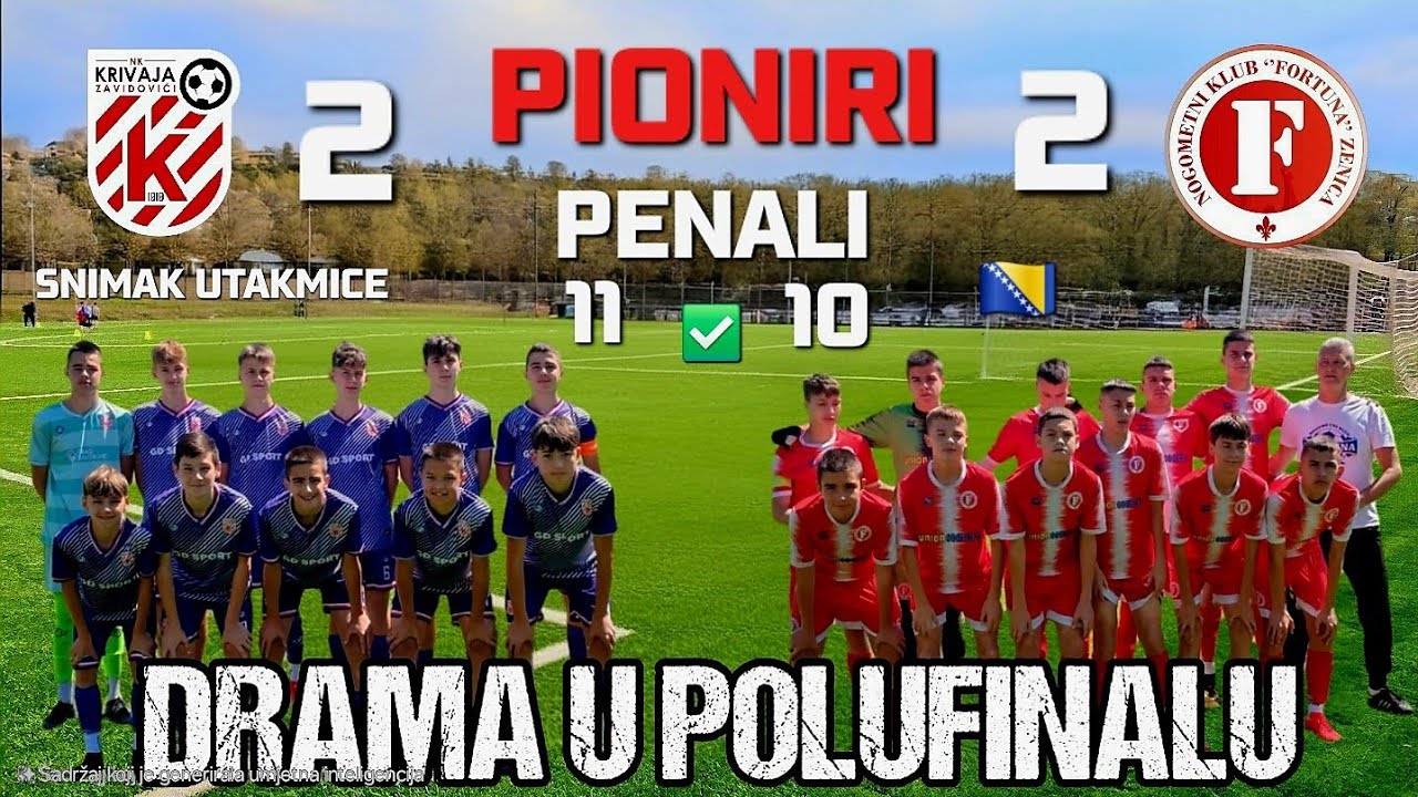 NK KRIVAJA Zavidovići vs NK FORTUNA Zenica 2-2, penali 11-10! ✅️ POLUFINALE 24. maj 2025. godine.