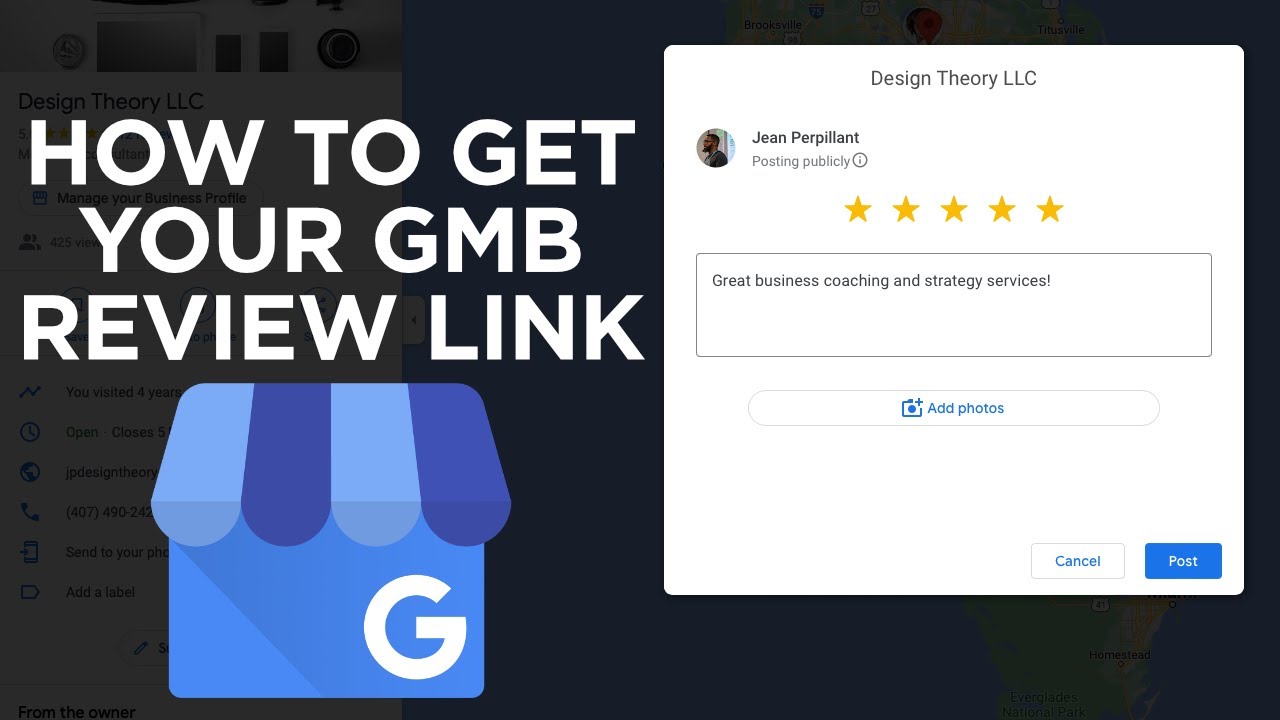 How to Get Your Google My Business Page Review Link optimized - YouTube