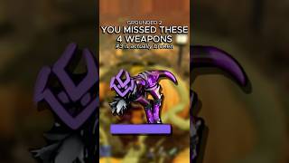 Grounded 2-All 4 New Secret Weapons You Missed #grounded2 #tips #gamesecrets #gameplaywalkthrough
