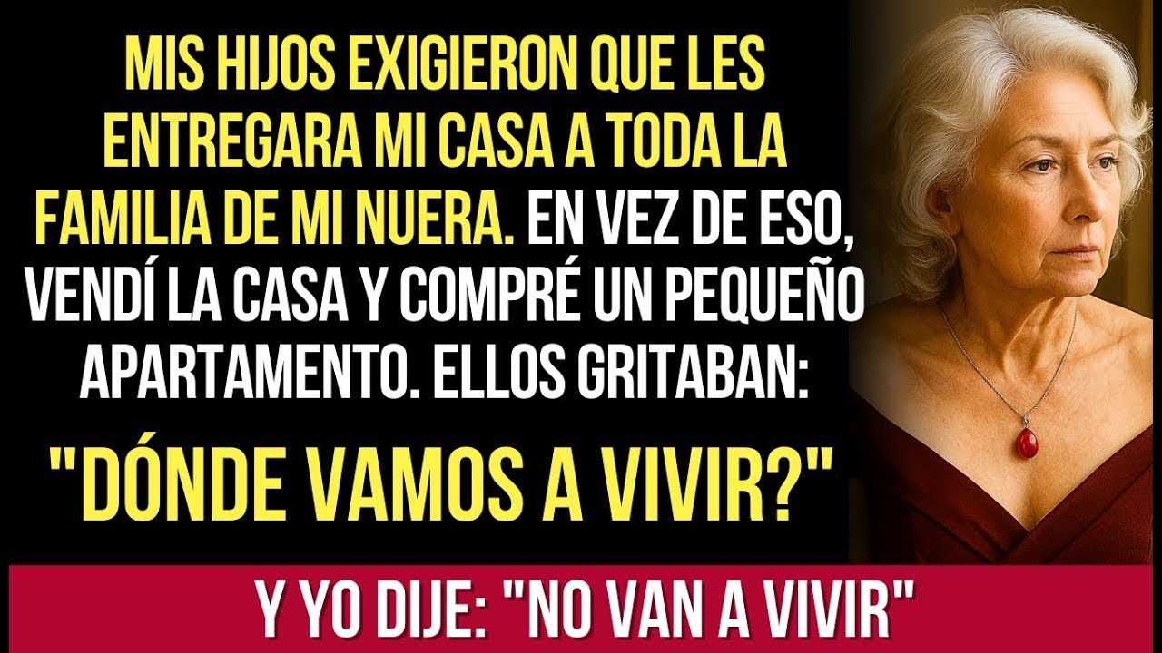 Mi Hijo Gritó "Dónde Vamos A Vivir?" Cuando Me Negué A Dar Mi Casa A La Familia De Mi Nuera...