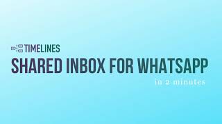 WhatsApp Shared Inbox Setup Guide - Complete Tutorial with TimelinesAI