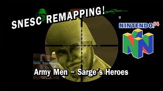 N64 on the SNESC - Remapping Army Men - Sarge's Heroes | SNESC Original controller