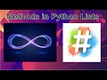 Lesson 4 Python List methods