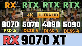 Rx 9070 Xt Vs Rtx 4080 Vs Rtx 5070 Dlss4 Vs Rtx 5080 Vs Rtx 5090 Dlss4