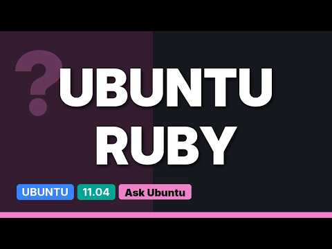 Ubuntu: Ruby 1.9.1 rvm install fails (2 Solutions!!)