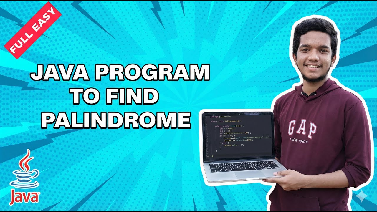 Java Program to Check Palindrome Number | Easy Tutorial for Beginners | Step by Step Coding Guide