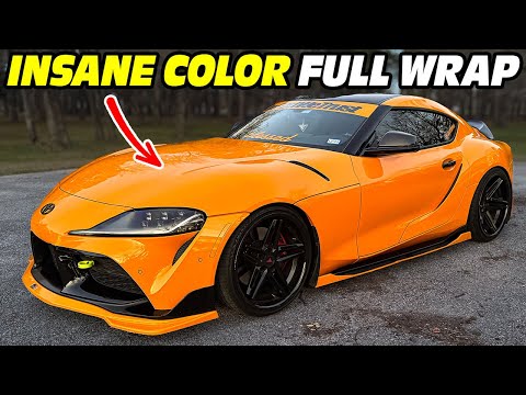 Orange Car Wraps