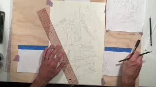 3 point perspective: wire frame
