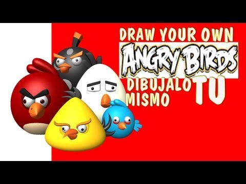 How To DRAW ANGRY BIRDS Dibuja Angry Birds cartoons shows