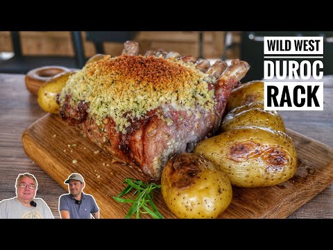 #652: Wild West Duroc Rack - ein Duroc-Karree vom Drehspieß auf der Ramster Westernküche - Ein Traum