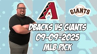 San Francisco Giants vs Arizona Diamondbacks 9/9/25 MLB Pick & Prediction | MLB Betting Tips