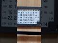 Daily Calendar Puzzle Solution — Sunday the 18th of January