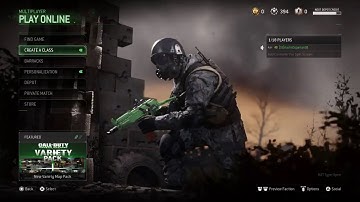 MWR Competitive Class Setups