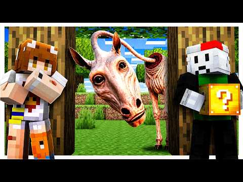 I Invited Long Horse to Scare My Girlfriend in Minecraft With Lucky Blocks... Long Horse Mod