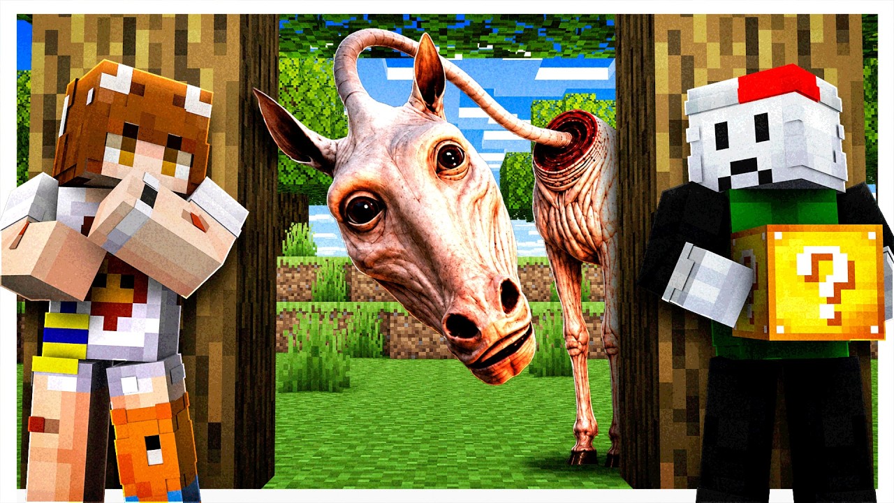 Invite A El Long Horse Para Asustar A Novia En Minecraft Con Lucky Blocks... Long Horse Mod