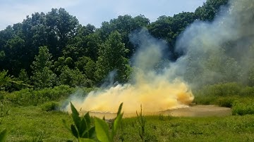 10lbs exploding targets in a pond #explode #shooting #tannerite