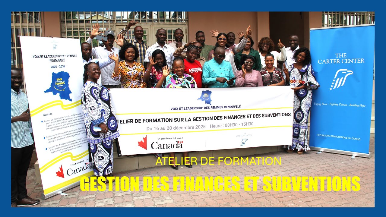 Atelier de Formation sur la Gestion des Finances et Subventions I Projet VLFR