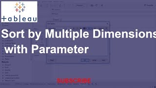 Sort by multiple dimensions with Parameter