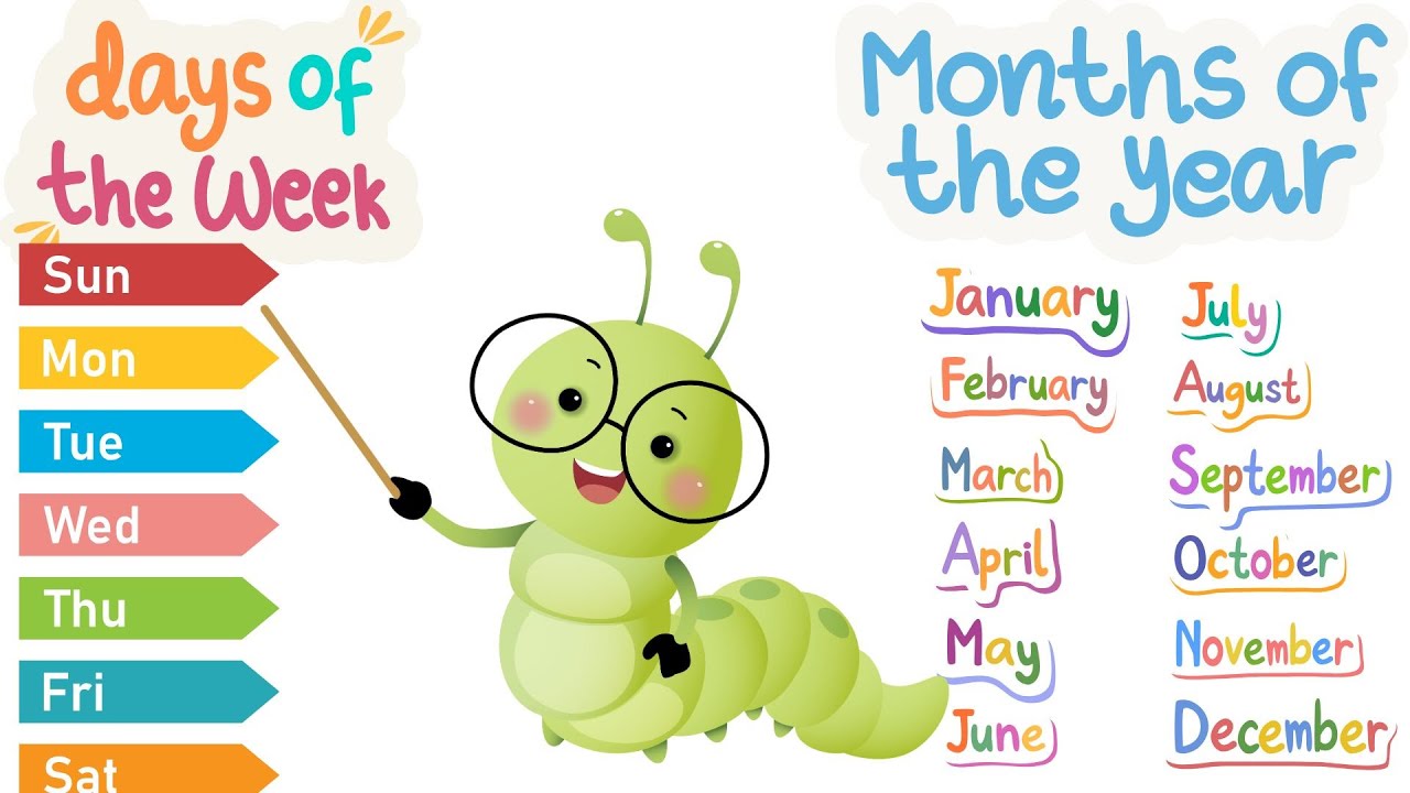 Days of the Week & Months of the Year for Kids | Preschool Learning
