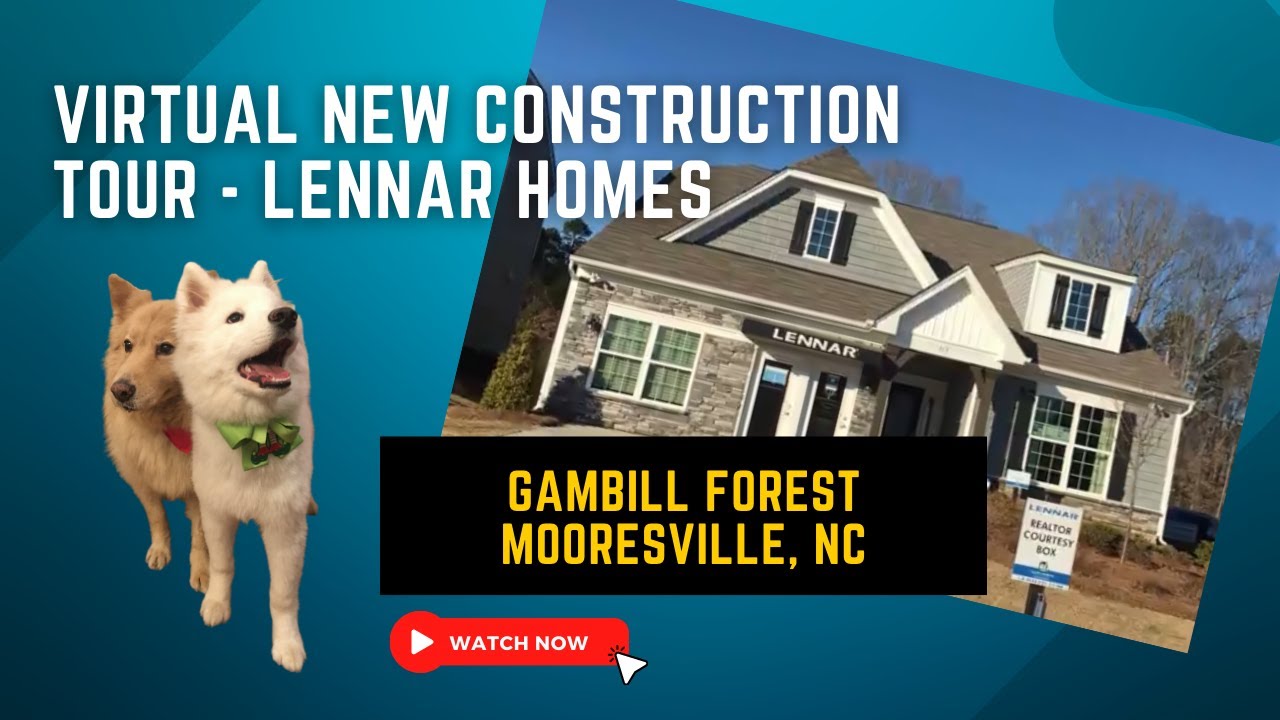New Construction Home Tour Gambill Forest Dover Plan in Mooresville