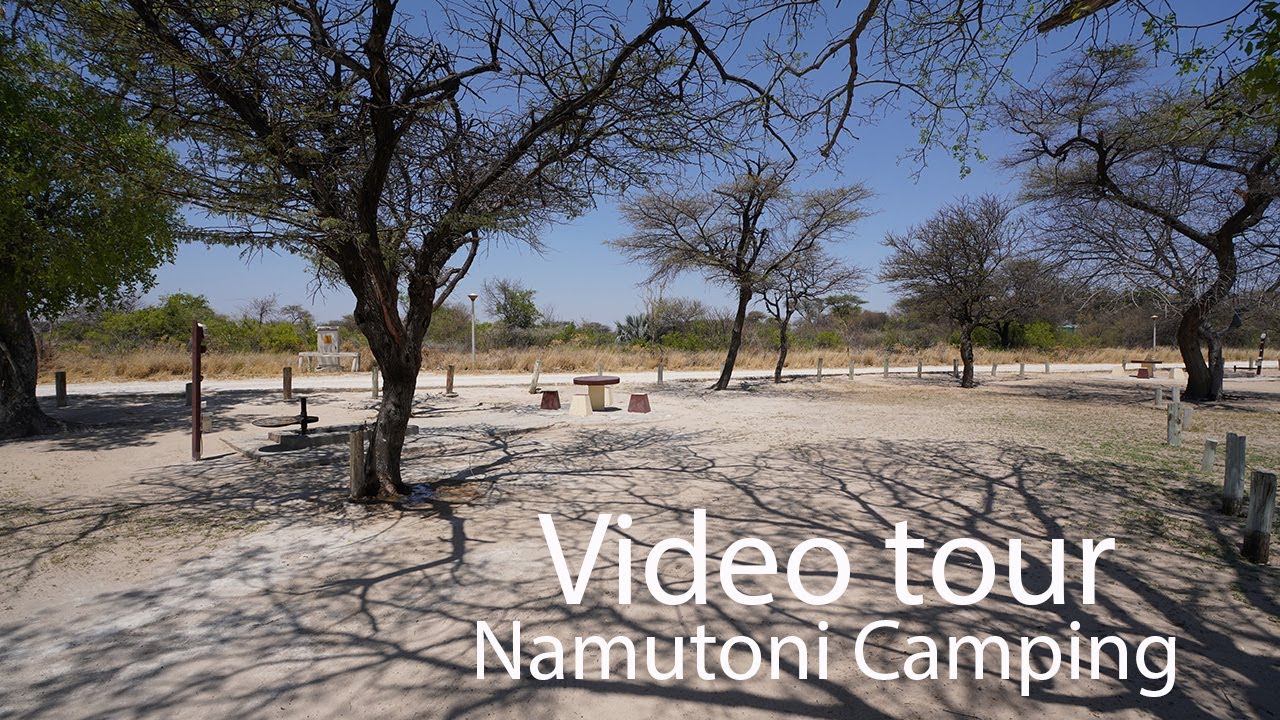 Namutoni  Resort Etosha Camping site. Namibia