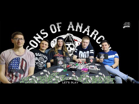 Колесим по тайлам. Настольная игра Sons of Anarchy (Сыны Анархии). Играем в 5ом.