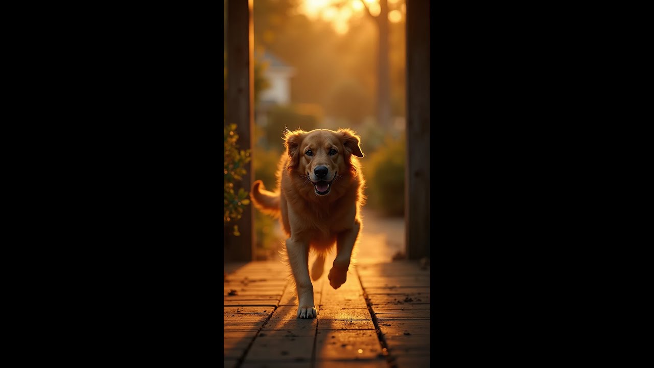 🐶🔥 Brave Golden Retriever Saves 30 Children From School Bus Fire 🚌❤️