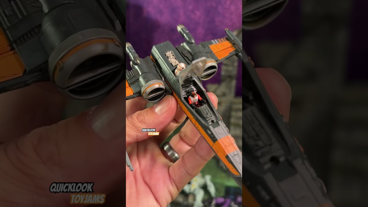 Poe Dameron T-70 X-WING Star Wars QUICK LOOK Micro Galaxy Review
