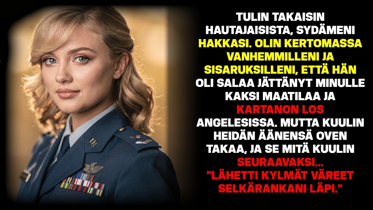 Tulin kotiin hautajaisista salaisen perinnön kanssa — sitten kuulin perheeni suunnitelman